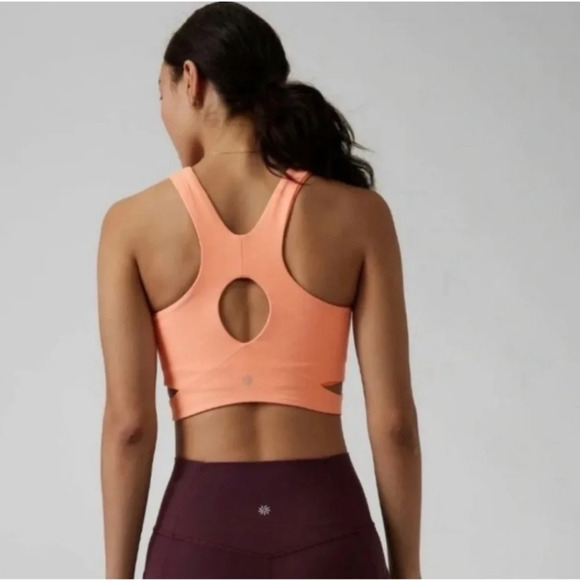 Athleta NEW Womens Sport Bra Conscious Cutout Crop Size XL Cup Size D-DD Cups - Picture 3 of 10